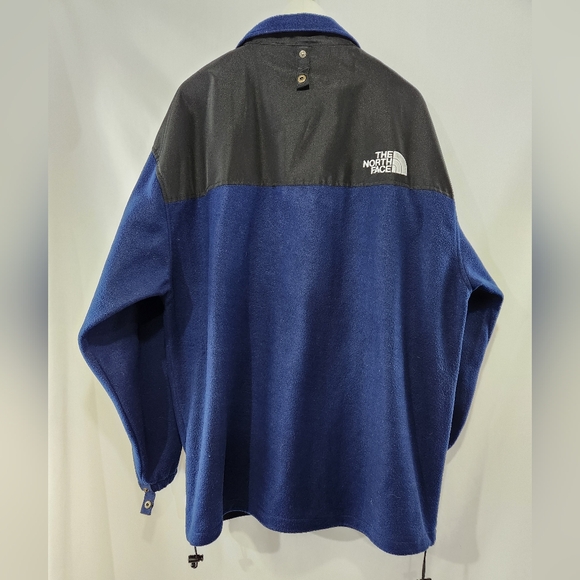 Throwback NORTH FACE 3-in-1 Triclimate Goretex Fleece Navy Blue Black Jacket XXL - Picture 15 of 16